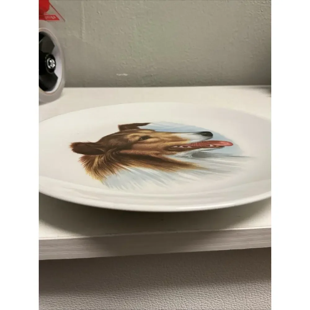 Small dish Golden Crown , Bavaria.Schumann Arzberg Germany collie / Sheltie
